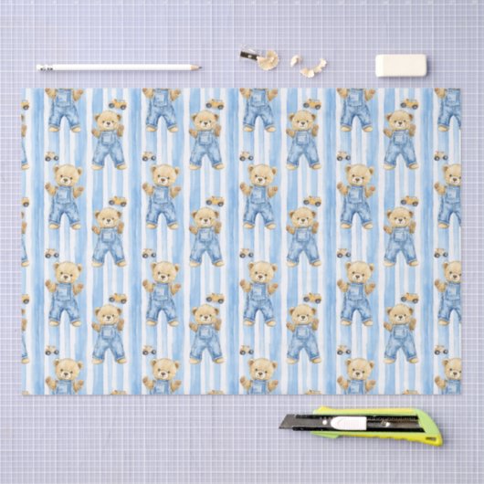 Schattige Beer en baby Tissuepapier (Craft)