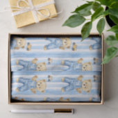 Schattige Beer en baby Tissuepapier (Geschenk)