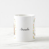 Schattige Beer en Bunny in Love gepersonaliseerd m Koffiemok (Center)