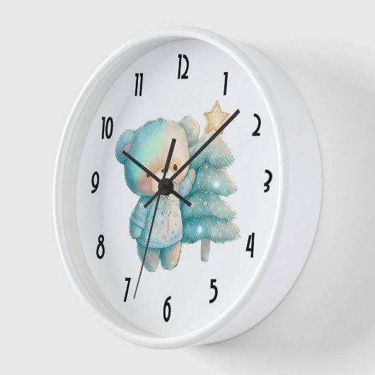 Schattige Beer en kerstboom vakantie (Hoek)