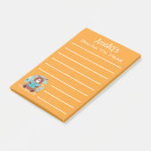 Schattige Beer Gepersonaliseerde leeslijst Post-it® Notes (Schuin)