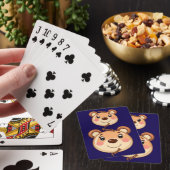 Schattige Beer Glimlach Pokerkaarten (Insitu)