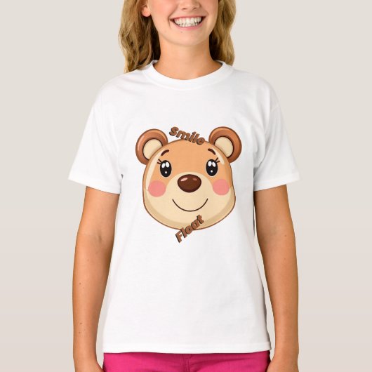 Schattige Beer Glimlach T-shirt (Voorkant)