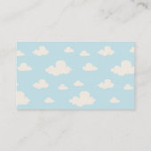 Schattige Beer Hallo Baby Informatiekaartje (Achterkant)