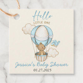 Schattige Beer Hallo Baby shower Bedankjes Labels