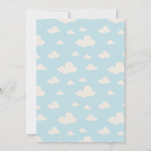 Schattige Beer Hallo Baby shower Bedankkaart (Achterkant)