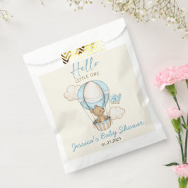 Schattige Beer Hallo Baby shower Bedankzakje