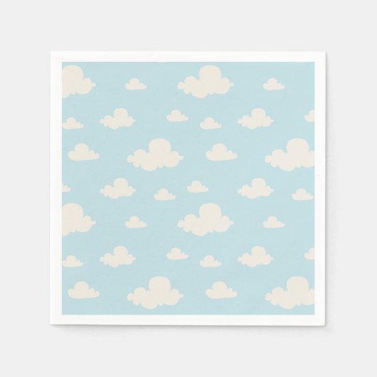 Schattige Beer Hallo Baby shower Servet (Voorkant)