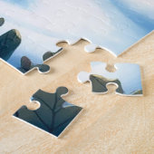 Schattige Beer Holding Bunny Legpuzzel (Zijkant)