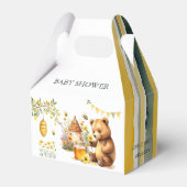 Schattige Beer Honey Bee Hive Baby shower Bedankdoosjes (Voorkant Zijde)