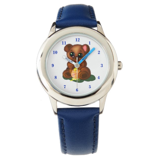 Schattige Beer horloge (Voorkant)