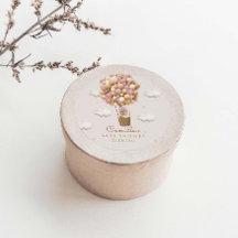 Schattige Beer met ballonnen meisje Baby shower