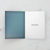 Schattige Beer met boom Feestdagen Kaart (Binnen)