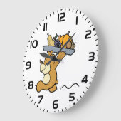 Schattige Beer met een feestelijke oogstschotel Grote Klok (Hoek)