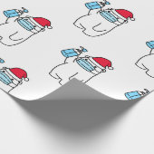 SCHATTIGE BEER MET MASKER- EN ONTSMETTINGSPAPIER CADEAUPAPIER (Hoek)