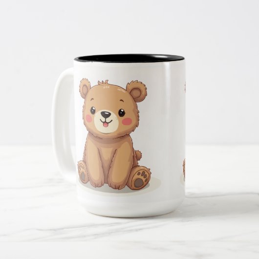 Schattige beer mok cup (Voorkant links)