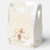 Schattige Beer Neutraal Baby shower Bedankdoosjes (Geopend)