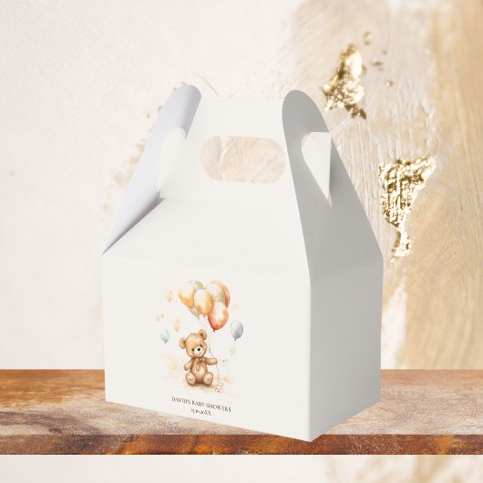 Schattige Beer neutraal Bedankdoosjes