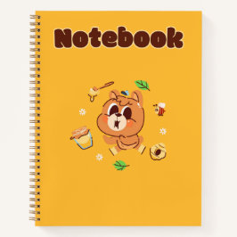 Schattige beer 💛🥨🥞 notitieboek