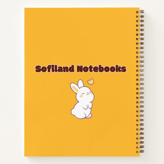 Schattige beer 💛🥨🥞 notitieboek (Achterkant)