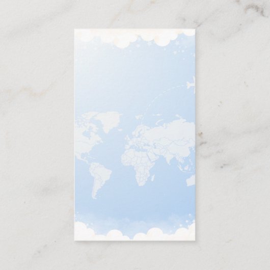 Schattige Beer Plane Adventure begint boeken voor  Informatiekaartje (Achterkant)