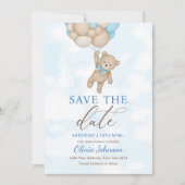 Schattige Beer Save the Date Kaart (Voorkant)