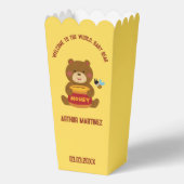 Schattige Beer Theme Boy Baby shower Bedankdoosjes (Voorkant)