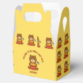Schattige Beer Theme Boy Baby shower Bedankdoosjes (Geopend)
