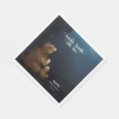 Schattige Beer Twinkle Little Star Servet (Hoek)