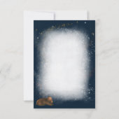 Schattige Beer Twinkle Twinkle Baby shower Dank u Bedankkaart (Achterkant)