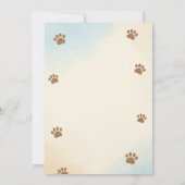 Schattige Beer verjaardagsfeestje voor kinderen Kaart (Achterkant)