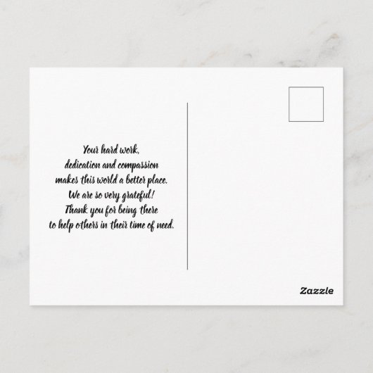 Schattige Beer Verpleegkundige met een Masker Dank Briefkaart (Achterkant)