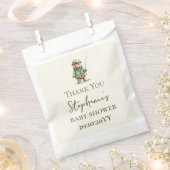 Schattige Beer visser is op weg naar Baby shower Bedankzakje (Geknipt)