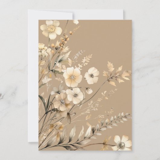 Schattige beer waterverf jongen baby shower uitnod kaart (Achterkant)