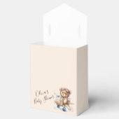 Schattige Beer We kunnen bearly wachten Baby showe Bedankdoosjes (Geopend)