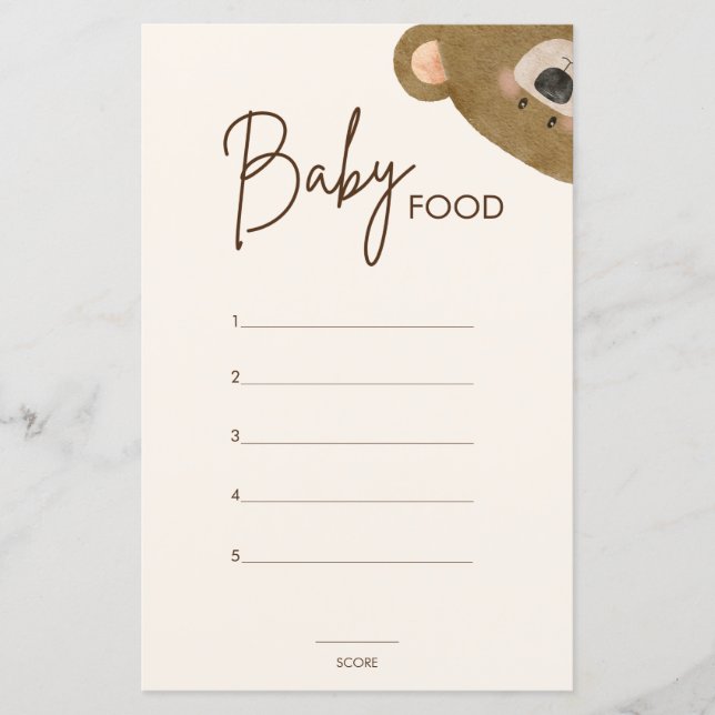 Schattige Beer We kunnen nauwelijks wachten op gen (Voorkant)