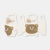 Schattige Beer We kunnen nauwelijks wachten op gen Bedankdoosjes (Uitgevouwen)