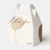 Schattige Beer We kunnen nauwelijks wachten op gen Bedankdoosjes (Achterkant)