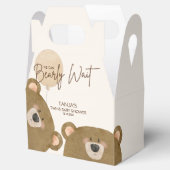 Schattige Beer We kunnen nauwelijks wachten op gen Bedankdoosjes (Geopend)