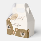 Schattige Beer We kunnen nauwelijks wachten op gen Bedankdoosjes (Voorkant Zijde)