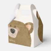 Schattige Beer We kunnen nauwelijks wachten op gen Bedankdoosjes (Achterkant)