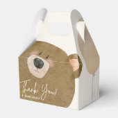 Schattige Beer We kunnen nauwelijks wachten op gen Bedankdoosjes (Voorkant Zijde)