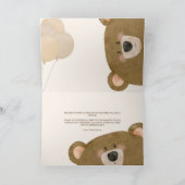 Schattige Beer We kunnen nauwelijks wachten op gen Bedankkaart (Binnen)