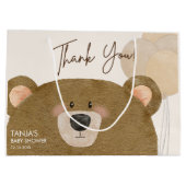 Schattige Beer We kunnen nauwelijks wachten op gen Groot Cadeauzakje (Achterkant)