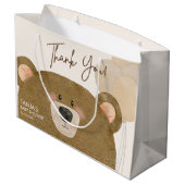 Schattige Beer We kunnen nauwelijks wachten op gen Groot Cadeauzakje (Achterkant Gekanteld)