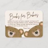 Schattige Beer We kunnen nauwelijks wachten op gen Informatiekaartje (Voorkant)