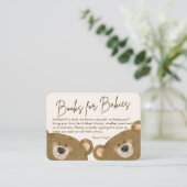 Schattige Beer We kunnen nauwelijks wachten op gen Informatiekaartje (Staand voorkant)