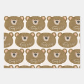 Schattige Beer We kunnen nauwelijks wachten op gen Inpakpapier Vel (Voorkant)