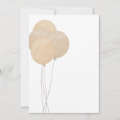 Schattige Beer We kunnen nauwelijks wachten op gen Kaart (Achterkant)