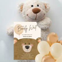 Schattige Beer We kunnen nauwelijks wachten op gen